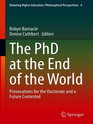 cover image of The PhD at the End of the World